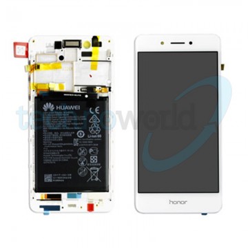 Display Ori. Honor 6c Bianco con frame