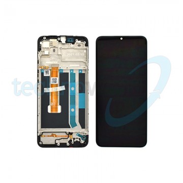 Display Ori. Oppo A15 Nero con Frame