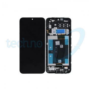 Display Ori. Samsung A14 A145 Nero Con Frame