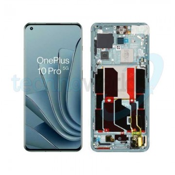 Display OnePlus 10 Pro Emerald Forest con Frame - Disassembled