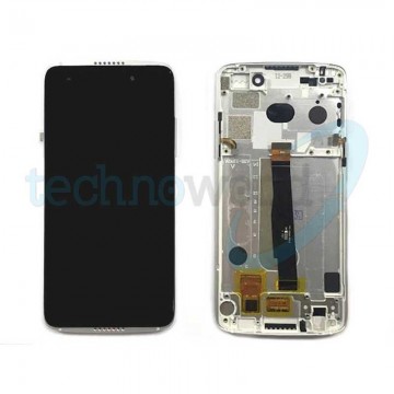 Display Alcatel OT-6060S Idol 5S Silver con Frame