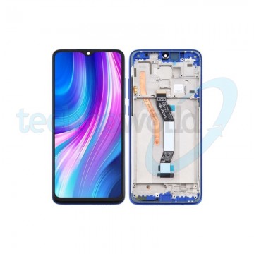 Display Xiaomi Redmi Note 8 Pro Blu con Frame