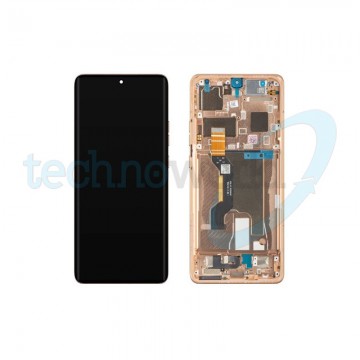 Display Ori. Moto Edge 50 Ultra Peach Fuzz con Frame