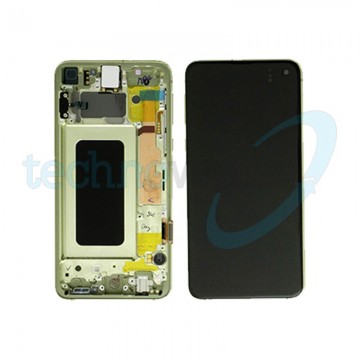 Display Ori. Samsung S10e G970 Giallo Con Frame