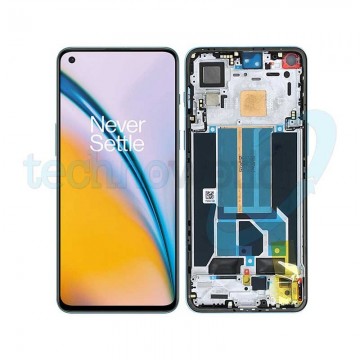 Display Ori. OnePlus NORD 2 5G Blu con Frame