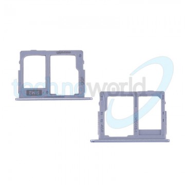 Porta Sim/microSD Samsung J5 2017/J7 2017 Blue Silver