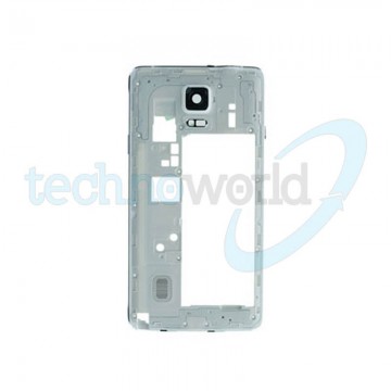 Telaio Posteriore Completo Samsung Note 4 Bianco