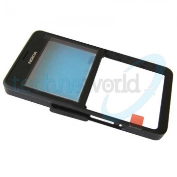 Cover Frontale Nero Nokia 210 Asha Dual