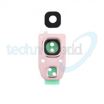 Lente Fotocamera Completa Samsung A3 2017 Rosa