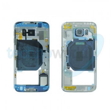 Telaio Posteriore Completo Samsung S6 Blu