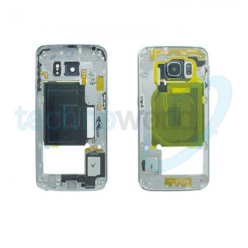 Telaio Posteriore Completo Samsung S6 Edge per vers. Blu