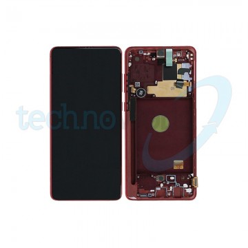 Display Ori. Samsung Note 10 N770 Lite Rosso Con Frame