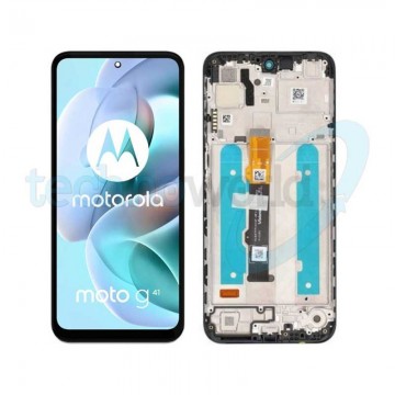 Display Moto G41 Nero con Frame