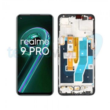 Display Realme 9 Pro 5G Nero con Frame
