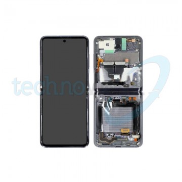 Display Ori. Samsung Z Flip F700 Mystic Gray con Frame