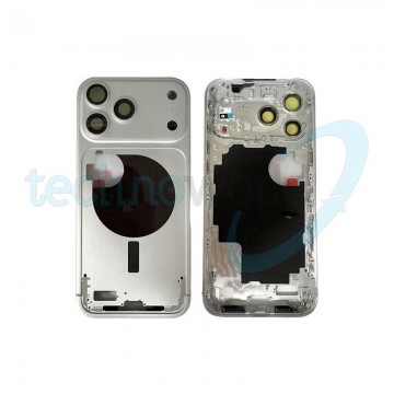 Telaio Centrale iPhone 17 Pro Max Silver - (Con Flat Tasto Camera)