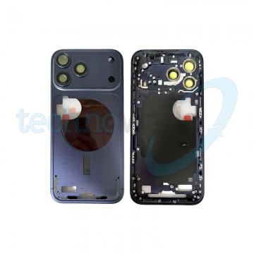 Telaio Centrale iPhone 17 Pro Max Blu - (Con Flat Tasto Camera)