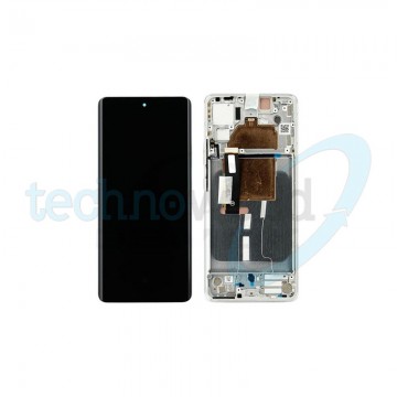 Display Ori. Moto Edge 30 Fusion Bianco con Frame