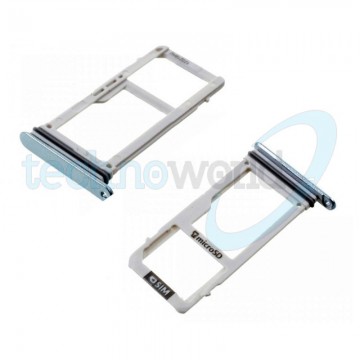 Porta Sim/microSD Samsung A3 2017 per vers. Blue Silver