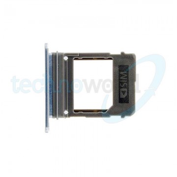 Porta Sim Card Samsung A5 2017 per vers. Blu Silver