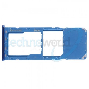 Porta Sim/microSD Samsung A7 2018 Blu