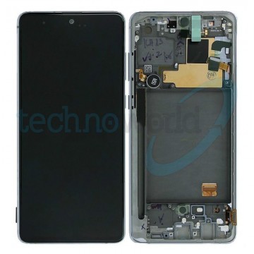 Display Ori. Samsung Note 10 N770 Lite Argento Con Frame