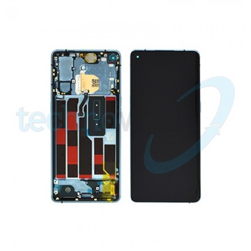 Display Ori. Oppo Reno4 Pro 5G Blu con Frame