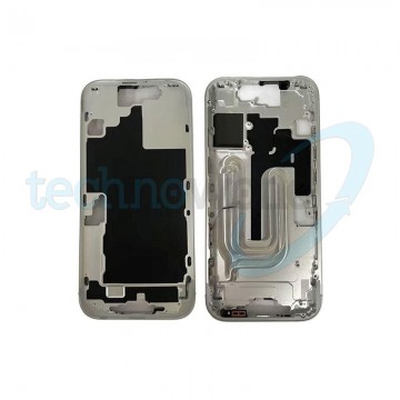 Telaio Centrale iPhone 17 Bianco - (Con Flat Tasto Camera)