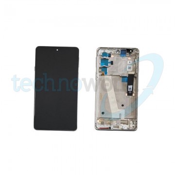 Display Ori. Moto Edge 20 Bianco con Frame