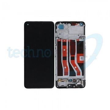Display Oppo A74 Nero Con Frame