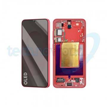 Display Ori. Samsung S25 Plus S936 Coral Red con Frame
