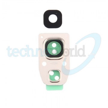 Lente Fotocamera Completa Samsung A3 2017 Gold