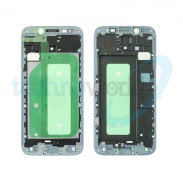 Frame Supporto Lcd Samsung J7 2017 Blue Silver