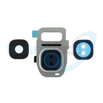 Lente Fotocamera Completa Samsung S7 Silver