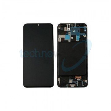 Display Ori. Samsung A20 A205 Nero con Frame
