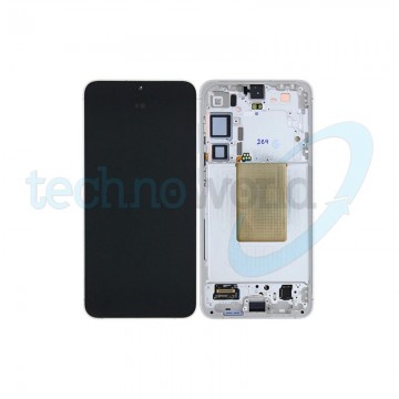Display Ori. Samsung S24 Plus S926 Grigio con Frame