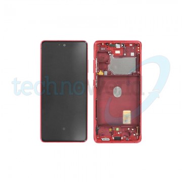Display Ori. Samsung S20 FE G780 Cloud Red con Frame