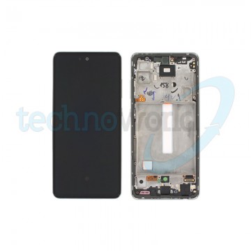 Display Ori. Samsung A52 A525 Bianco con Frame