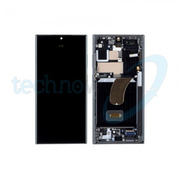 Display Ori. Samsung S23 Ultra S918 Graphite con Frame