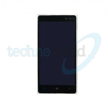 Display Silver Nokia 830 Lumia Nero con Frame