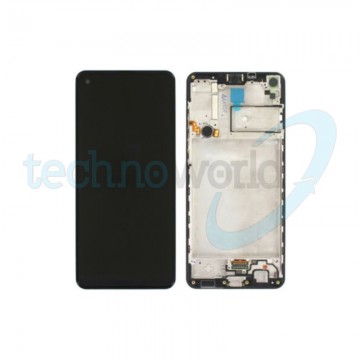 Display Ori. Samsung A21s A217 Nero con Frame