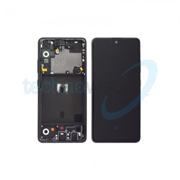 Display Ori. Samsung A51 5G A516 Nero con Frame