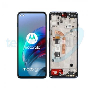 Display Moto G100 Magic Blue con Frame