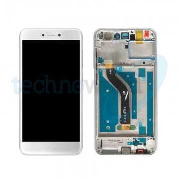 Display Huawei P8 Lite 2017 Bianco Con Frame