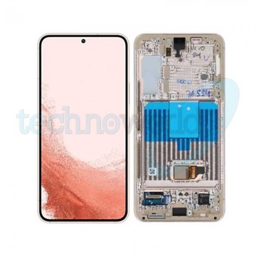 Display Ori. Samsung S22 S901 Bora Purple con Frame