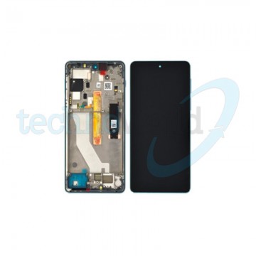 Display Ori. Moto Edge 20 Pro Bianco con Frame