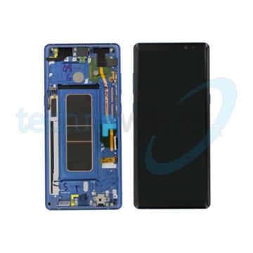Display Ori. Samsung Note 8 N950 Blu con Frame