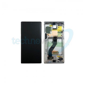 Display Ori. Samsung Note 10 N970 Bianco con Frame