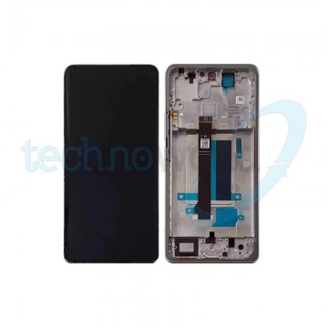 Display Ori. Xiaomi Redmi Note 13 Pro Plus 5G Bianco con Frame