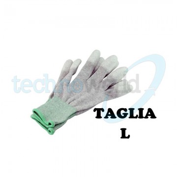 Relife RL-063 Guanti In Fibra Di Carbonio/pu Esd Elasticizzati XL / XXL